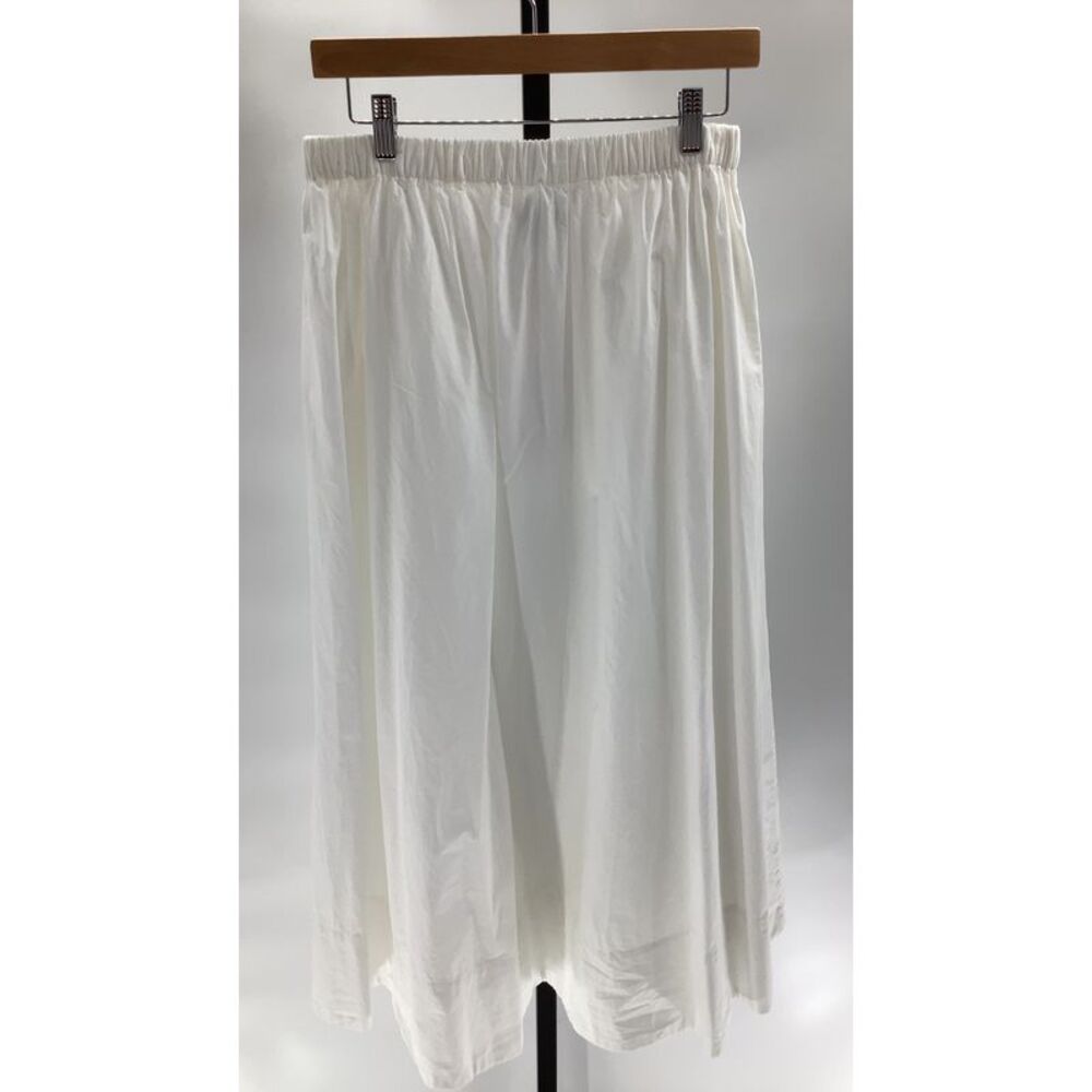 Quince White A-Line Skirt